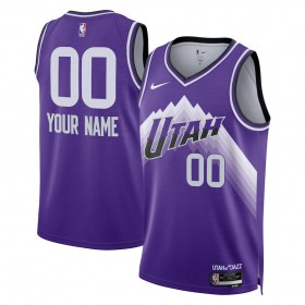 Camiseta Hombre NBA Utah Jazz Personalizadas 2023-24 Nike City Edition Violeta Swingman